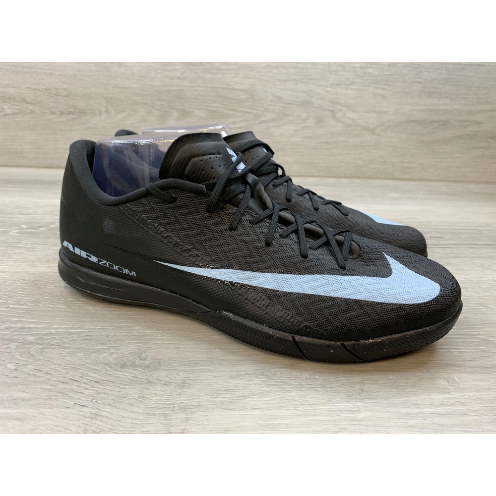 Nike Air Zoom Mercurial Vapor 15 Men's Academy IC Black Blue 9.5